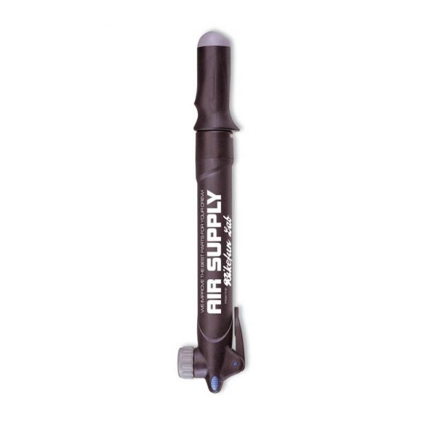 Pompa BikeFun TELESCOPE, culoare negru / gri / verde (alb) Pompe