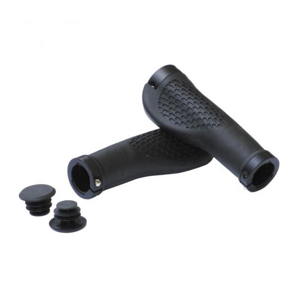 Mansoane BikeFun ERGO LOCK-ON KRATON, lungime 130mm, culoare negru Mansoane si Ghidoline